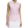 Polo Fem Adidas Geometric Print sem mangas