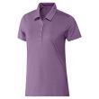 Polo Fem Adidas Ultimate Solid Manga Curta