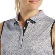 Polo Fem FootJoy Dot Print Sem Mangas