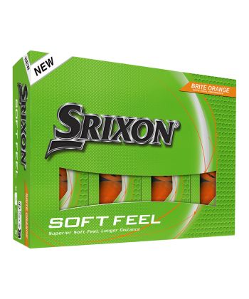 Bolas Srixon Soft Feel Brite Laranja c/12