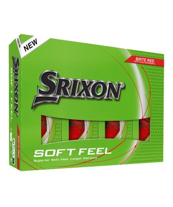 Bolas Srixon Soft Feel Brite Vermelha c/12