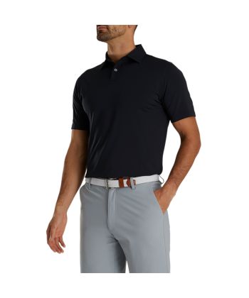 Polo Masc FootJoy Self Collar Athletic Fit
