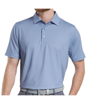 Polo Masc FootJoy Dot Geo Print