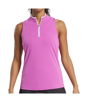 Polo Fem FootJoy Quarter Zip sem mangas