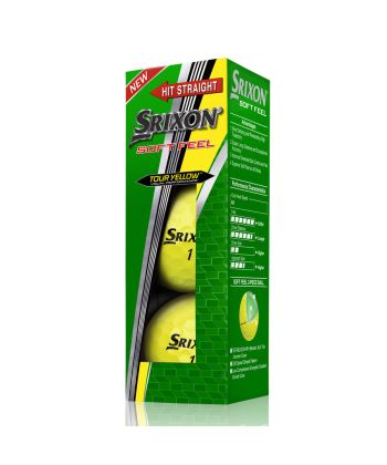 Bolas Srixon Soft Feel Tour Yellow c/3