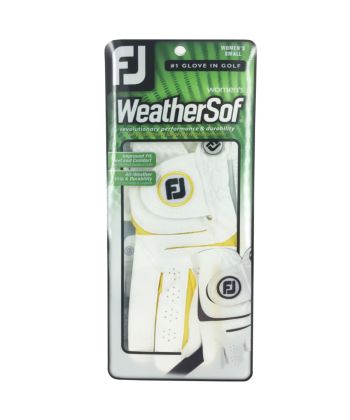 Luva Footjoy WeatherSof Fashion Amarelo Ladies