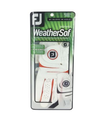 Luva Footjoy WeatherSof Fashion Laranja Ladies