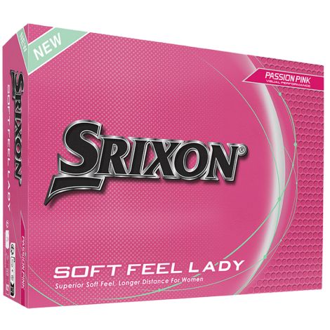 Bolas Srixon Soft Feel Lady Pink c/12