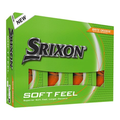 Bolas Srixon Soft Feel Brite Laranja c/12