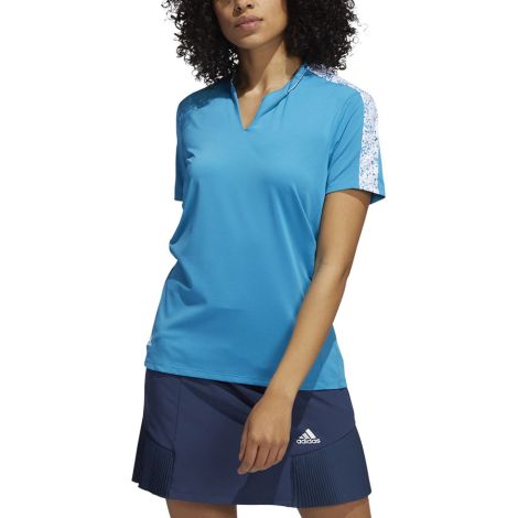 Polo Fem Adidas com detalhe na manga