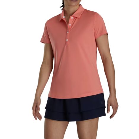 Polo Fem FootJoy Essential manga curta