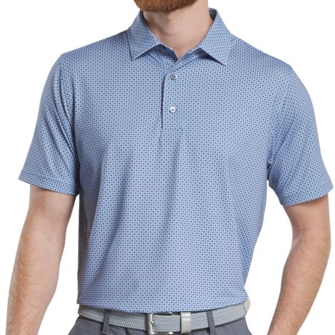 Polo Masc FootJoy Dot Geo Print