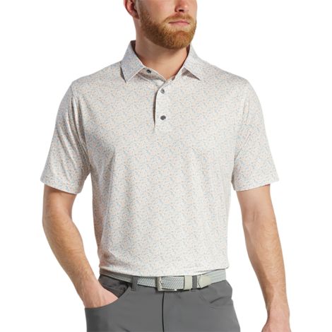 Polo Masc FootJoy Allover Floral Print