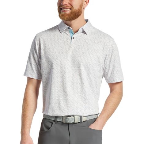 Polo Masc FootJoy Geometric Print