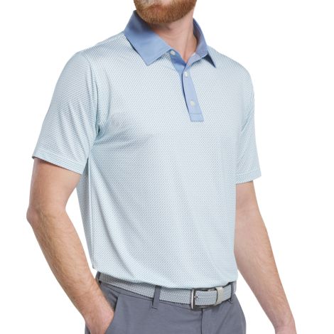 Polo Masc FootJoy Lattice Print