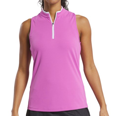 Polo Fem FootJoy Quarter Zip sem mangas